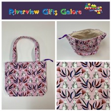 Medium Tote Bag with Zip - Kangaroo Medium Tote Bag with Zip - Kangaroo